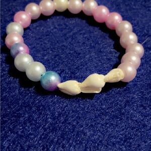 Iridescent Pastel Beaded Bracelet with Pearlescent Finish hand made!